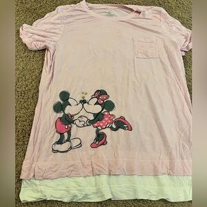 Disney XL Pink Minnie and Mickey Mouse Tee